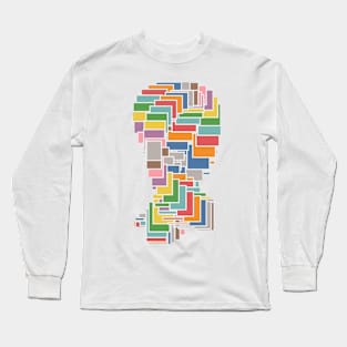 Blocky Ribbon Long Sleeve T-Shirt